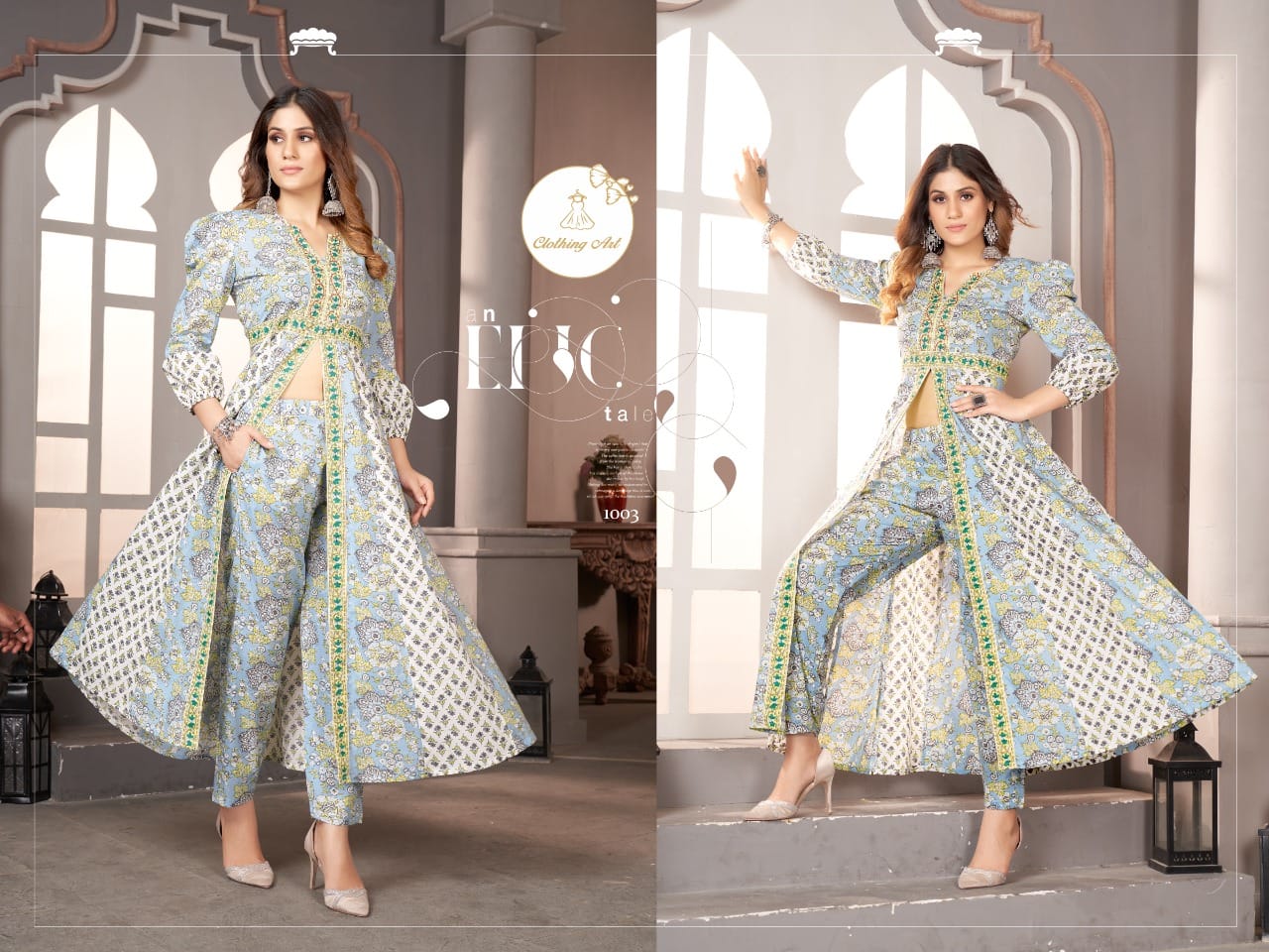 Clothing Art Stylish Party Wear Wholesale Kurtis With Bottom Designer Catalog